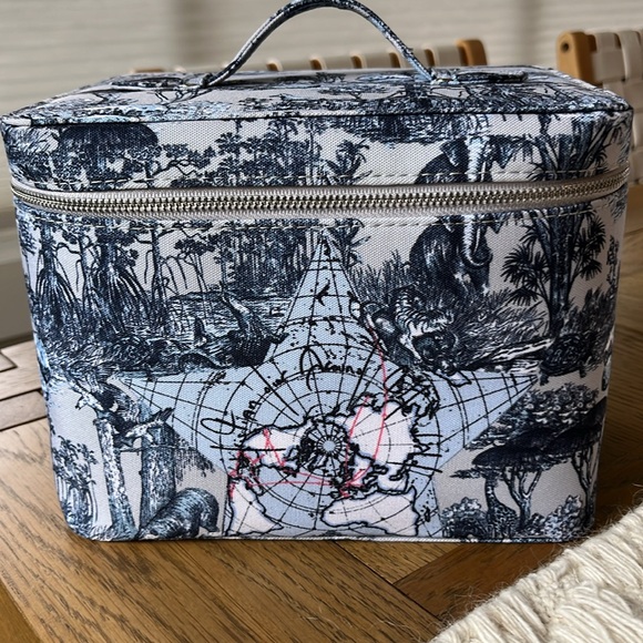 NWOT DIOR Beauty Vanity Case With Mirror Around The World Motif 2024 - Picture 2 of 8